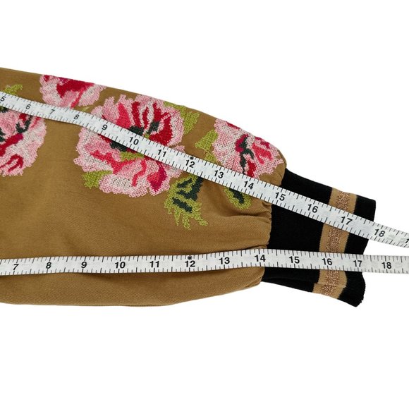 ANTHROPOLOGIE Needlepoint embroidered Bomber Jacket unworn - Picture 9 of 12